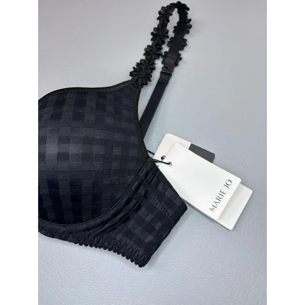 Marie Jo women's 34A black‎ Avero heart shape underwire bra NWT